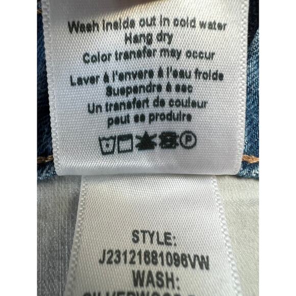 VERONICA BEARD WOMENS 32 DYLAN HIGH RISE STRAIGHT LEG CUFFED ANKLE JEANS BLUE - Picture 12 of 13